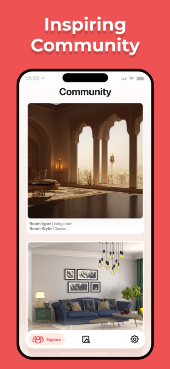 Decory screenshot and logo